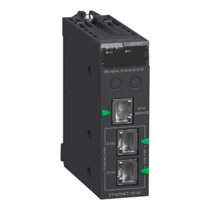 Picture of network module, Modicon M580, FactoryCast Ethernet