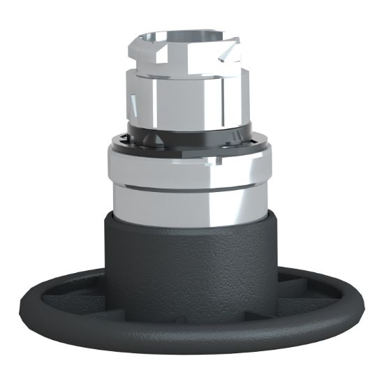 Picture of Head for non illuminated pushbutton, Harmony XB4, mushroom 60mm, metal, black, 22mm, spring return