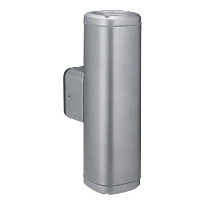 Picture of Clipsal LED wall light - 6W - 660 lm - 4000K - IP54 - Silver Grey body - Single