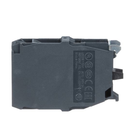 Picture of Double contact block, Harmony XB4, silver alloy, screw clamp terminal, 1NO+1NC