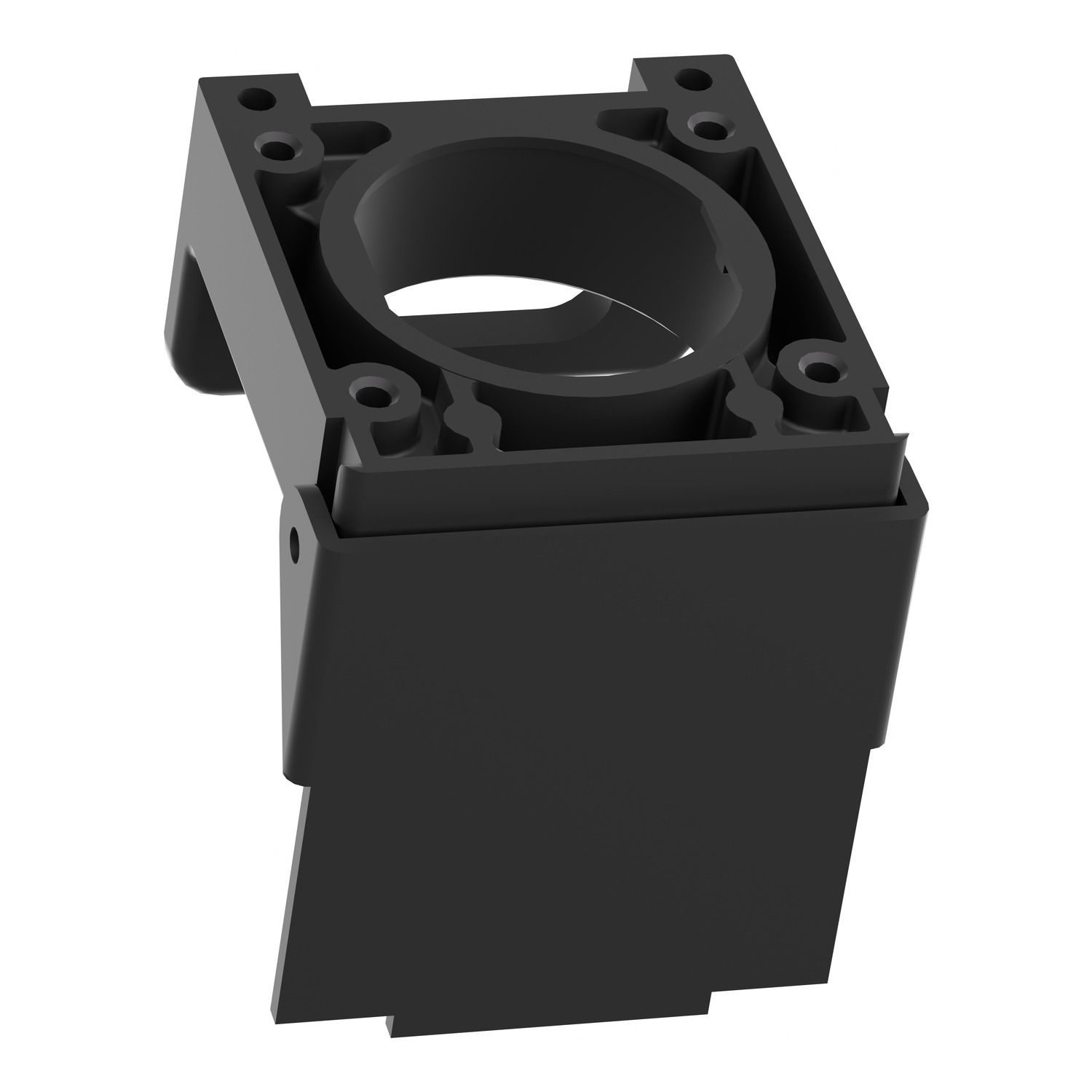 Picture of Padlockable flap, Harmony XB4, for 22mm flush push button, metal, black