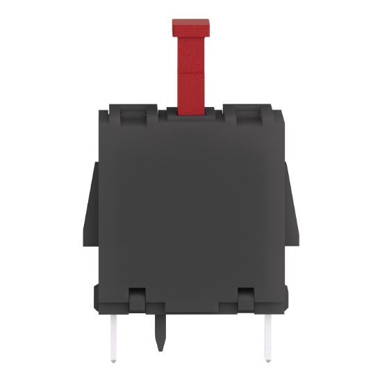 Picture of Single contact block, Harmony XB4, silver alloy, pins for printed circuit board, 1NC