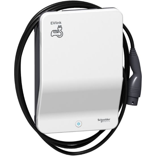 Picture of Smart Wallbox, EVlink Smart Wallbox, 7.4 kW, Attached cable T2, Key