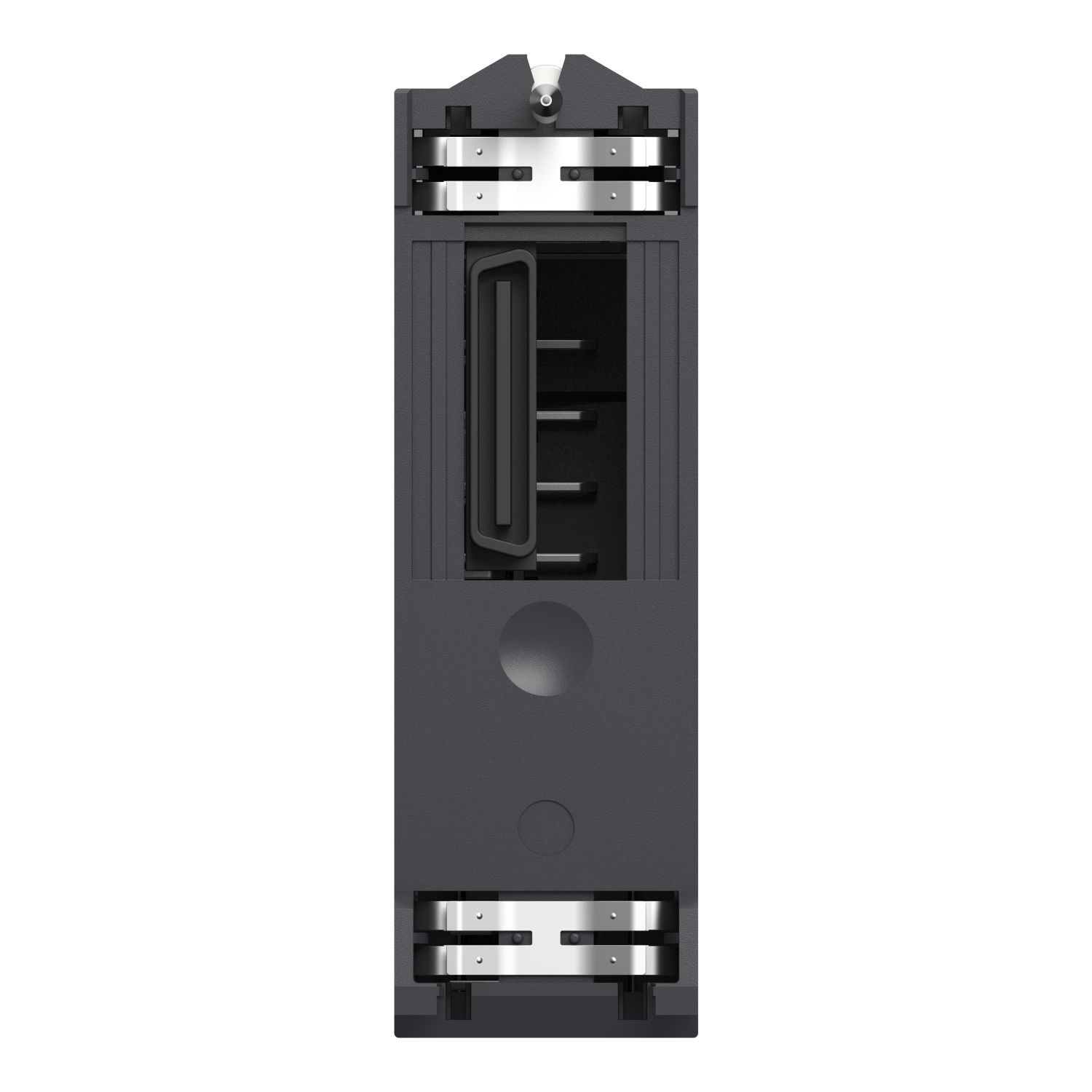 Picture of analog isolated high level input module, Modicon X80, 4 I, 0 to 20mA, 4 to 20mA, 10V positive or negative, severe environment