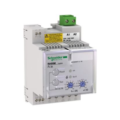 Picture of Residual current monitoring relay, VigiPacT RH99M, 30mA-30A, 380/415VAC 50/60Hz, DIN rail mounting