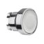 Picture of Head for non illuminated push button, Harmony XB4, grey flush push button 22mm spring return unmarked