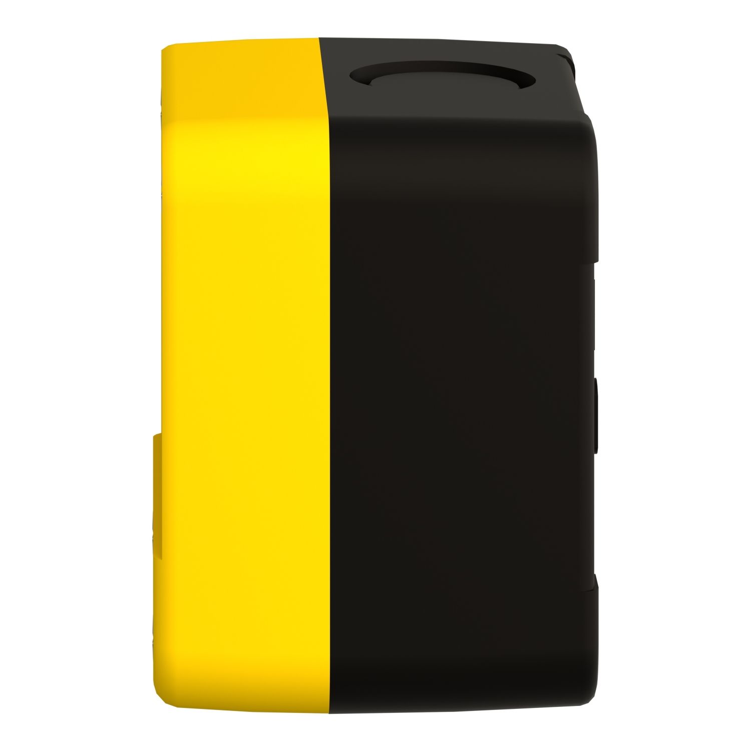 Picture of Empty enclosure, Easy Harmony XALB, plastic, yellow lid, 1 cut out, 22mm, IP65