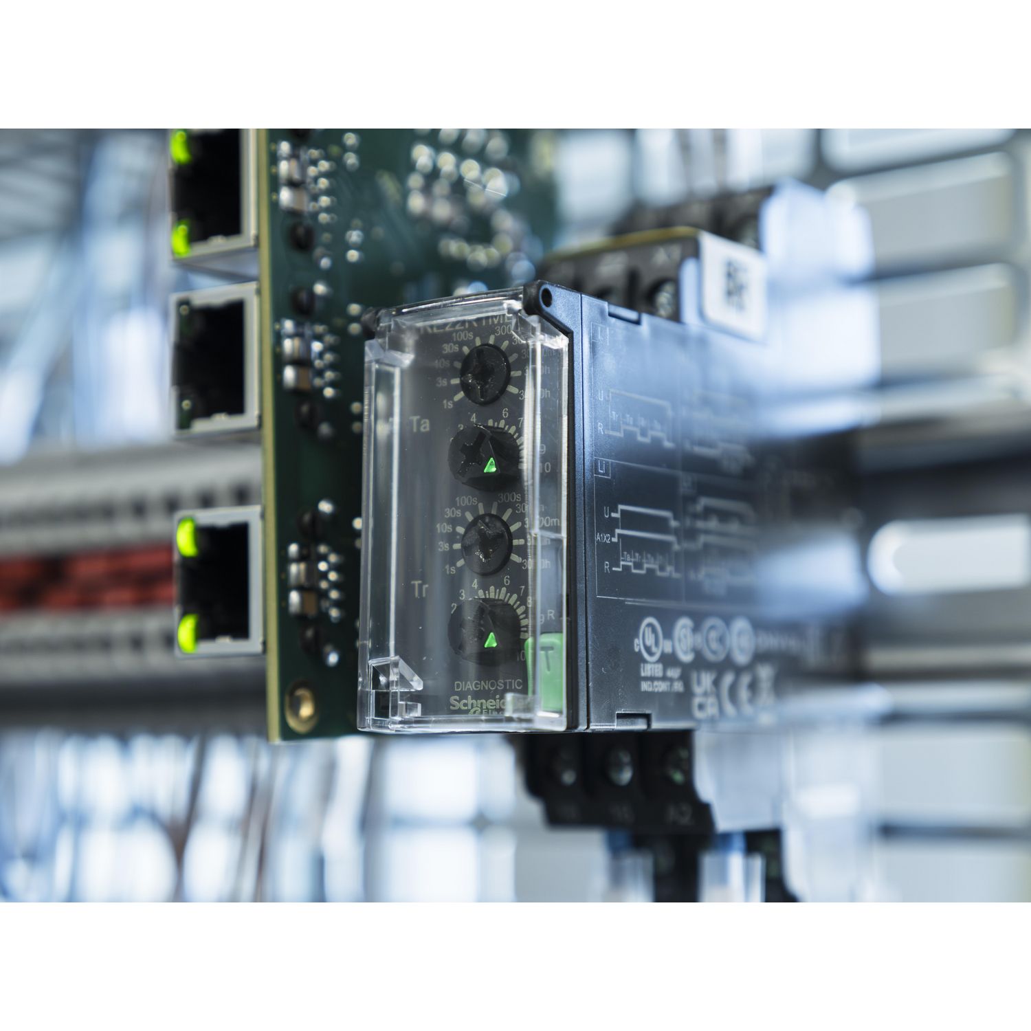 Picture of dual function relay, Harmony Timer Relays, 8A, 2CO, 0.05sâ€¦300h, interval relay, 24...240V AC DC