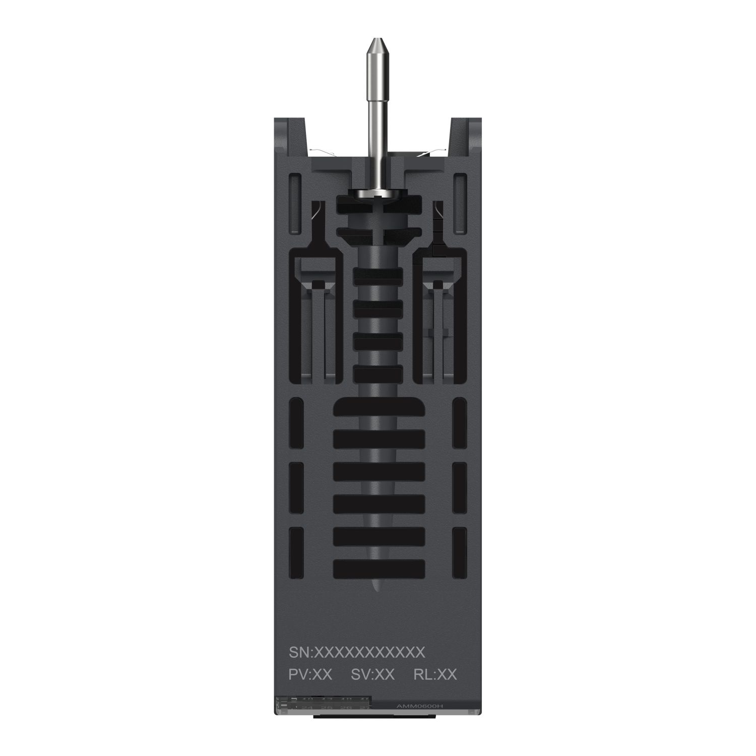 Picture of analog non isolated high level IO module, Modicon X80, 4 I, 2 O, 0 to 20mA, 4 to 20mA, 10V positive or negative, severe environment