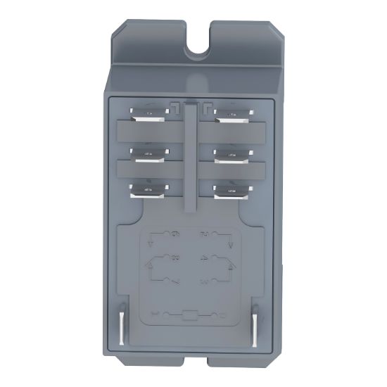 Picture of power relay, Harmony electromechanical relays, DIN rail or panel mount relay, 30A, 2CO, 24V DC