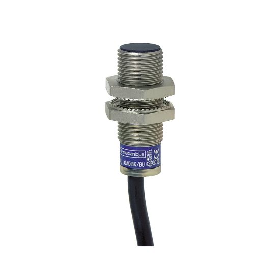 Picture of Inductive proximity sensors XS, inductive sensor XS1 M12, L35mm, brass, Sn4mm, 12...24 VDC, cable 10 m