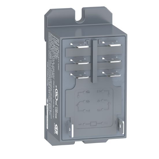 Picture of power relay, Harmony electromechanical relays, DIN rail or panel mount relay, 30A, 2CO, 230V AC