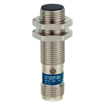 Picture of inductive sensor XS1 M12, L50mm, brass, Sn4mm, 12..24VDC, M12