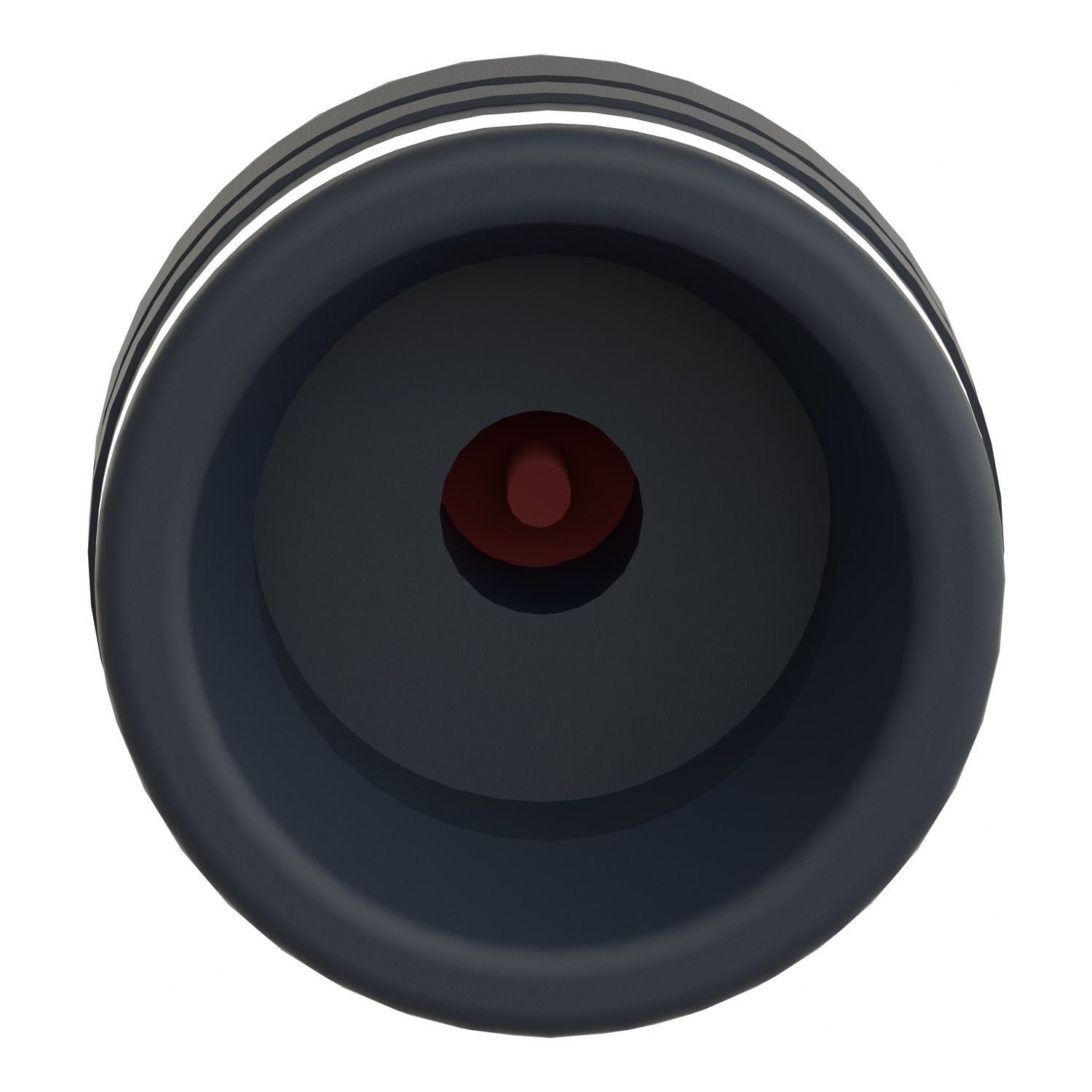 Picture of Head for push button, Harmony XAC, plastic, black, booted, operating travel 16mm, 40...+ 70 degree C