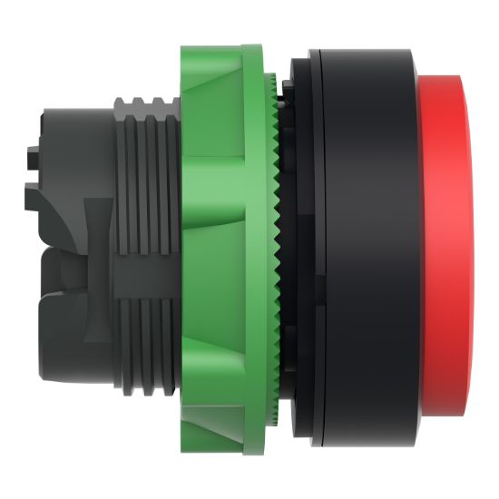 Picture of Push button head, Harmony XB5, plastic, projecting, red, 22mm, spring return, unmarked