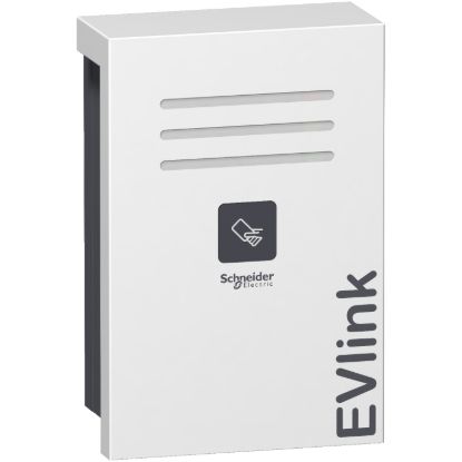 Picture of EVlink PARKING Wall Mounted 22KW 1xT2 With Shutter RFID EV CHARGING STATION