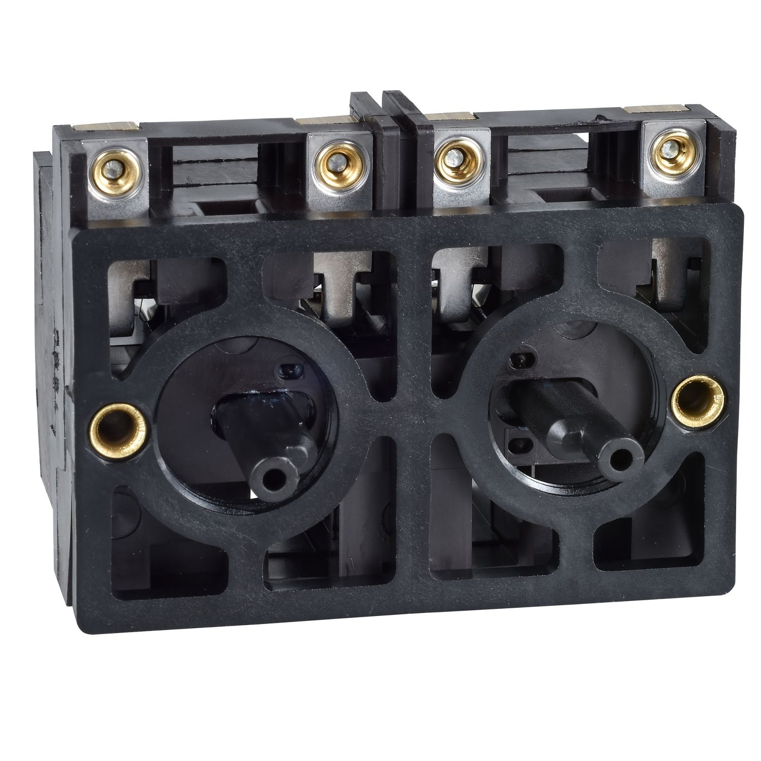 Picture of Double contact block, Harmony XAC, spring return, 2 speed, snap action, 2NO+1 CO