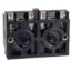 Picture of Double contact block, Harmony XAC, spring return, 2 speed, snap action, 2NO+1 CO