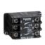 Picture of Single contact block, Harmony XAC, spring return, 2 speed, spring return, front mounting, 2NO+1NC