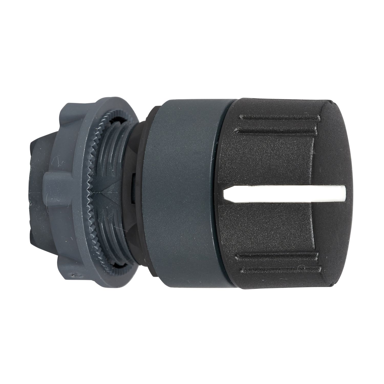 Picture of Head for selector switch, Harmony XB5, black knurled knob, 22mm, 2 positions, stay put