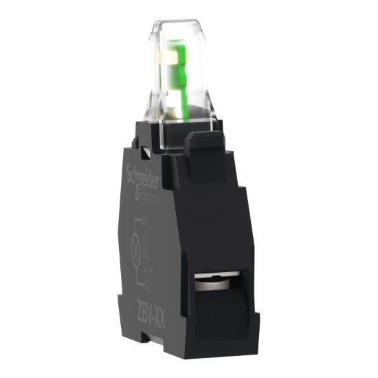 Picture of Light block, Harmony XB4, Harmony XB5, flashing, for head 22mm, universal LED,  screw clamp terminals, 240V