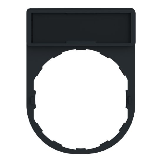 Picture of Legend holder, Harmony XB4, Legend holder 30 x 40mm, plastic, with legend 8x27mm, unmarked