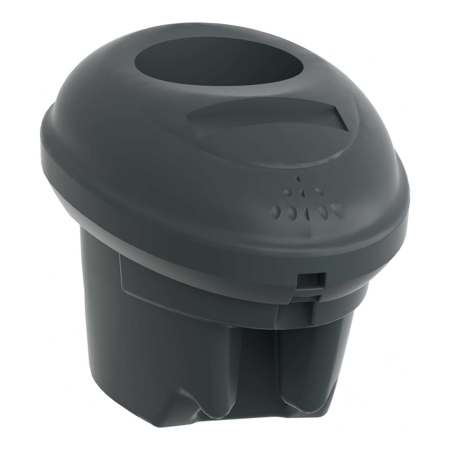 Picture of Empty handy box, Harmony XB5R, plastic, dark grey, 1 cut-out, 22mm