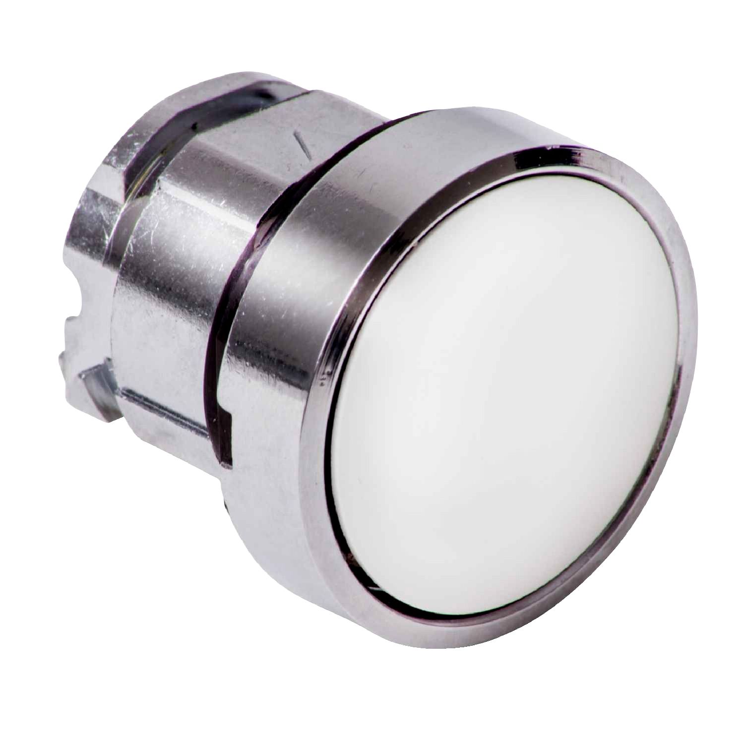 Picture of Head for non illuminated push button, Harmony XB4, white flush pushbutton 22mm push unmarked