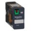 Picture of plug-in relay, Harmony electromechanical relays, 15A, 1CO, lockable test button, 120V AC