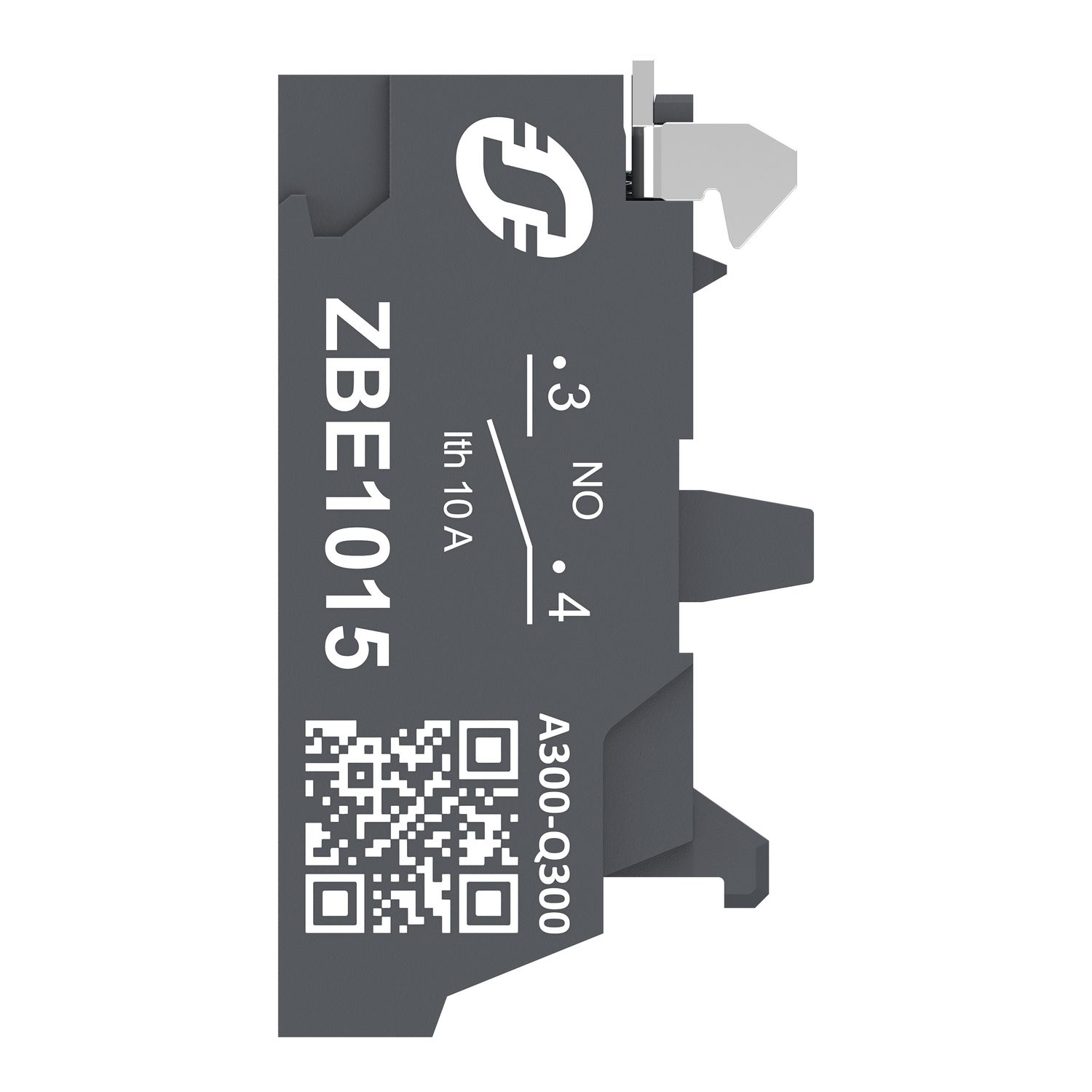 Picture of Single contact block, Harmony XB4, Hamony XB5, silver alloy, compact push in terminals, 1 NO
