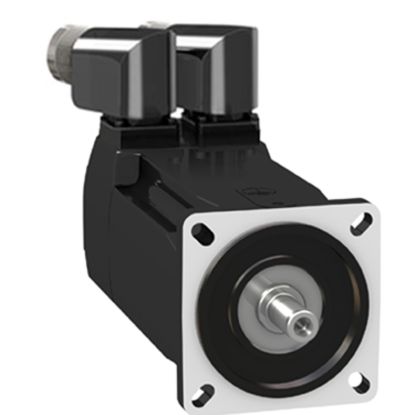 Picture of servo motor BMH, Lexium 32, 2.5Nm, 8000rpm, keyed shaft, without brake, IP54, 128bit encoder, 3 phases