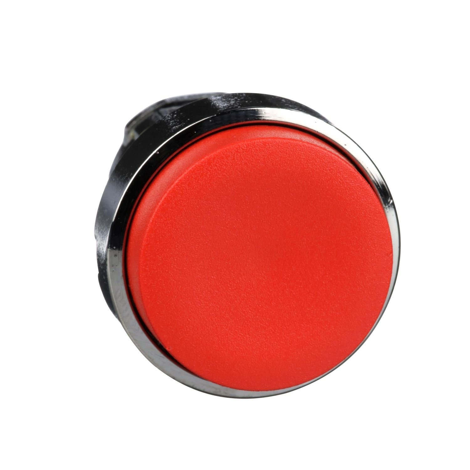 Picture of Push button head, Harmony XB4, metal, projecting, red, 22mm, spring return, unmarked