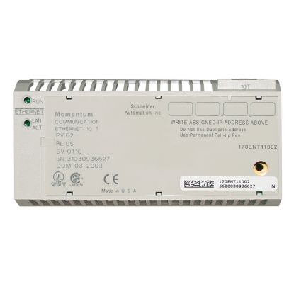 Picture of Modicon Momentum - Ethernet communication adaptor - 10 Mbit/s