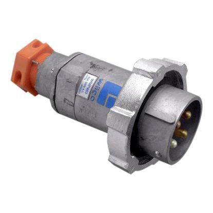 Picture of Plug, Metal Clad, Aluminium, Multi Phase, 500V, 63A, 4 Round Pin