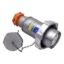 Picture of Appliance Connectors, Metal Clad, Multi Phase, 500V, 63A, 4 Round Sockets