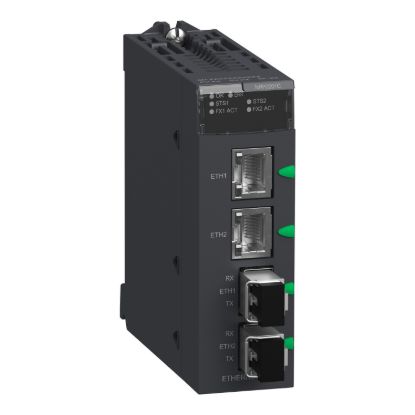 Picture of fiber converter, Modicon X80, SM/LC 2CH 100Mb, for severe environment