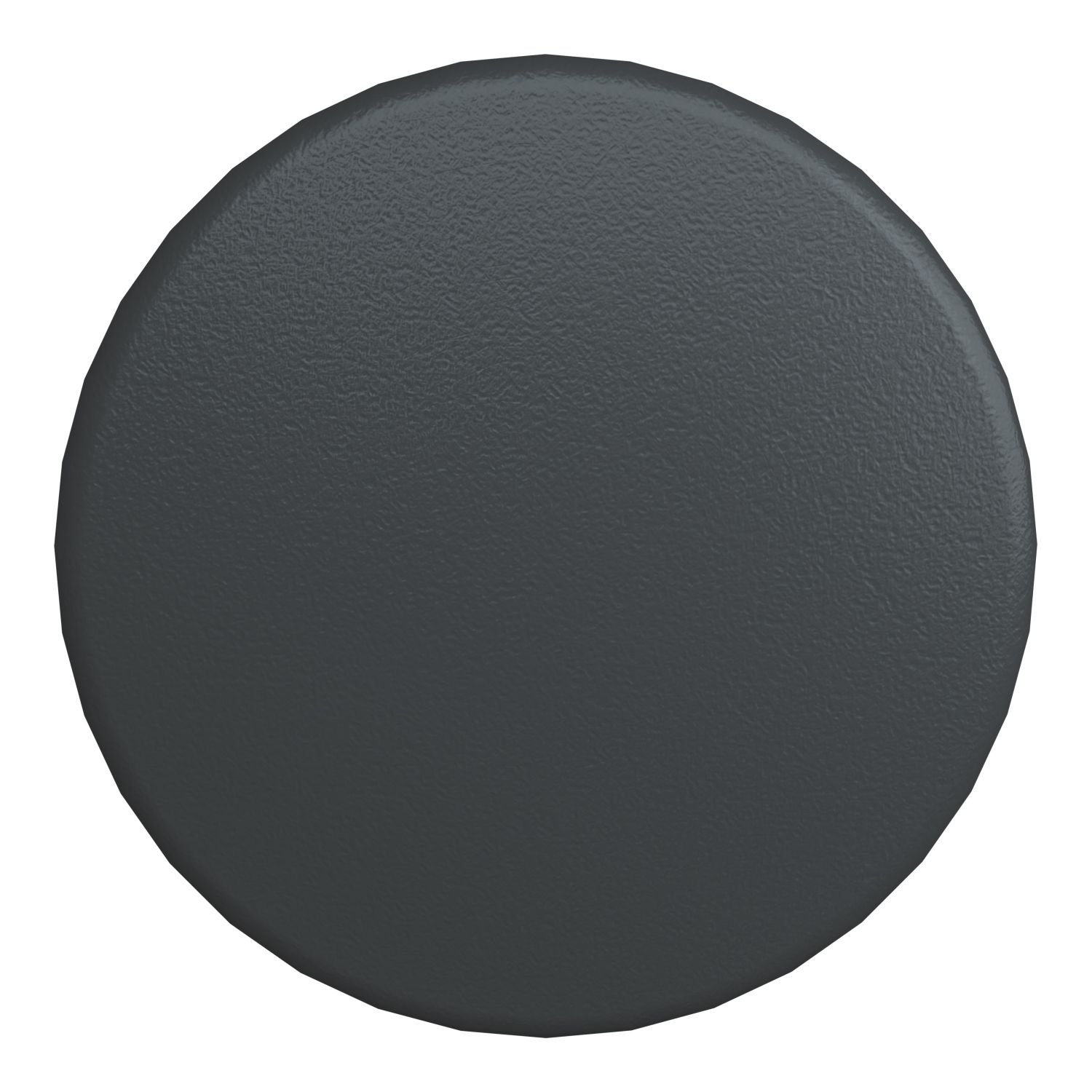 Picture of Head for non illuminated pushbutton, Harmony XB4, mushroom 60mm, metal, black, 22mm, spring return, hemispherical