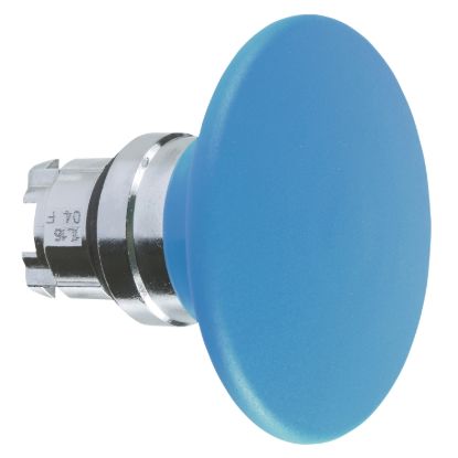 Picture of Harmony XB4, Mushroom push button head 60mm, metal, blue, 22mm, spring return