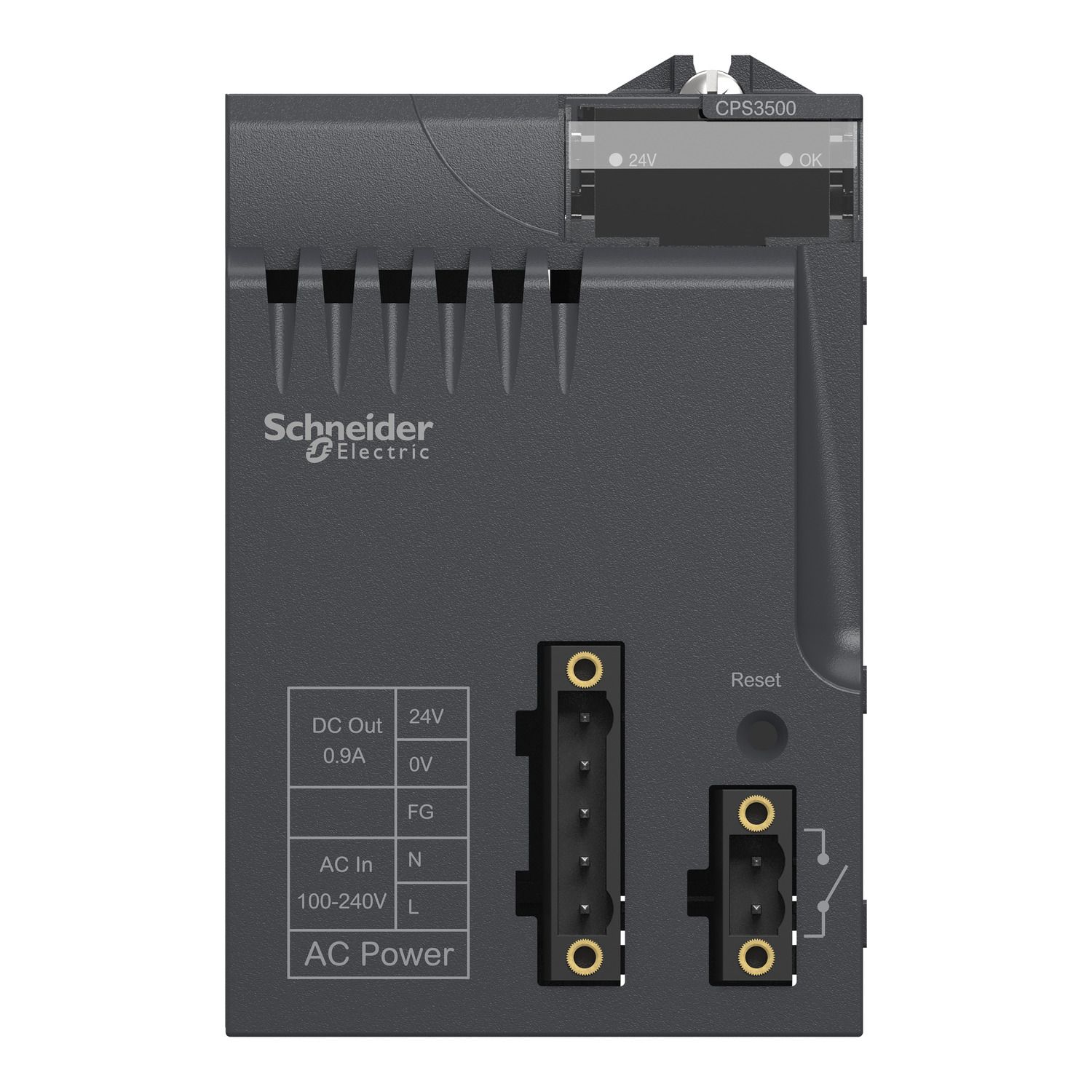 Picture of power supply module, Modicon X80, 100 to 240V AC, 36W