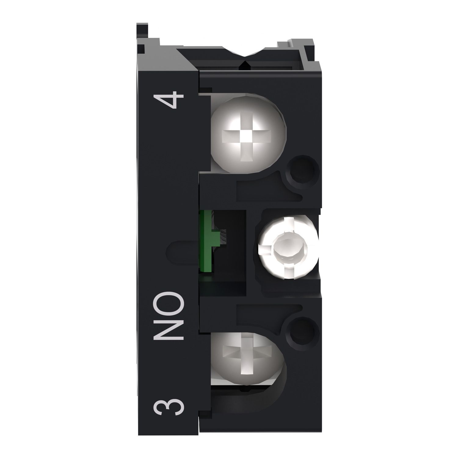 Picture of Contact block, Easy Harmony XA2, single contact, for head 22mm, faston terminal, 1NO