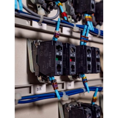 Picture of High power switching contact block, Harmony XB4, silver alloy, screw clamp terminal, 2NC