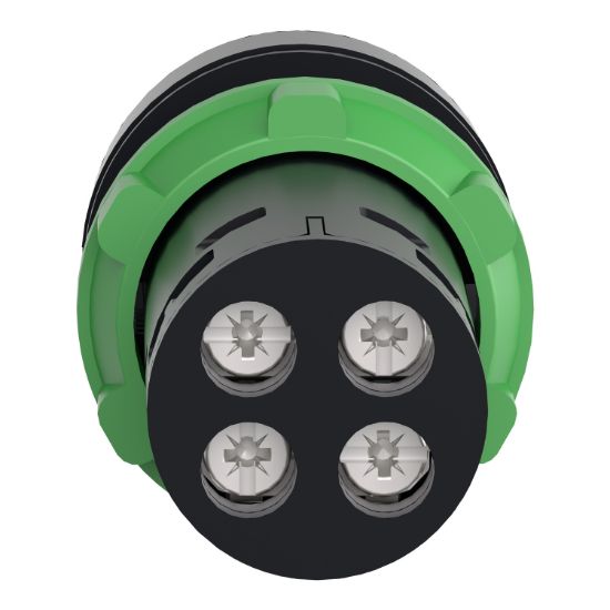 Picture of Monolithic push button, Harmony XB7, plastic,red, 22mm, spring return, unmarked, 1NC