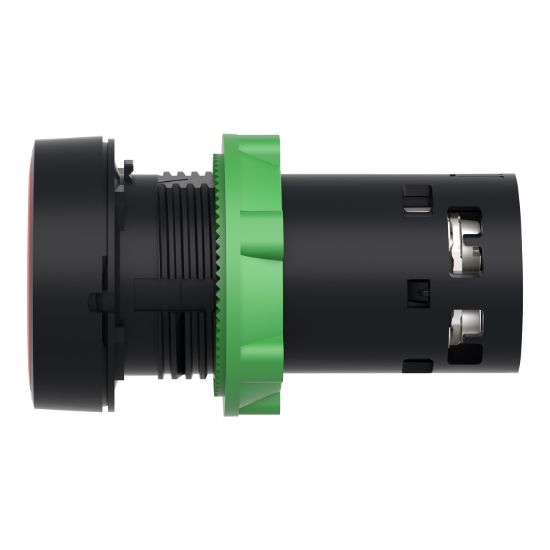 Picture of Monolithic push button, Harmony XB7, plastic,red, 22mm, spring return, unmarked, 1NC