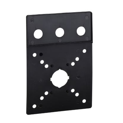 Picture of Legend holder, Harmony K, for cam switch, with blank legend, , for head with 60x60mm front plate