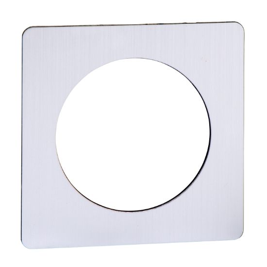 Picture of Harmony K, Legend for cam switch, use with circular Ø 29 mm plastic head, 45X45mm, metallic, unmarked