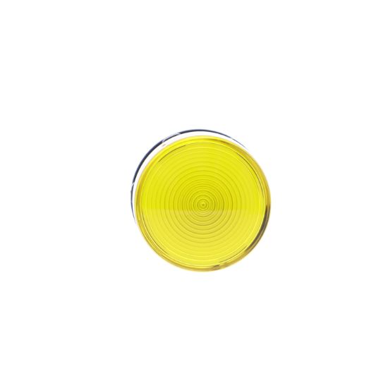 Picture of Monolithic pilot light, Harmony XB7, plastic, yellow, 22mm, integral LED, 230...240V AC