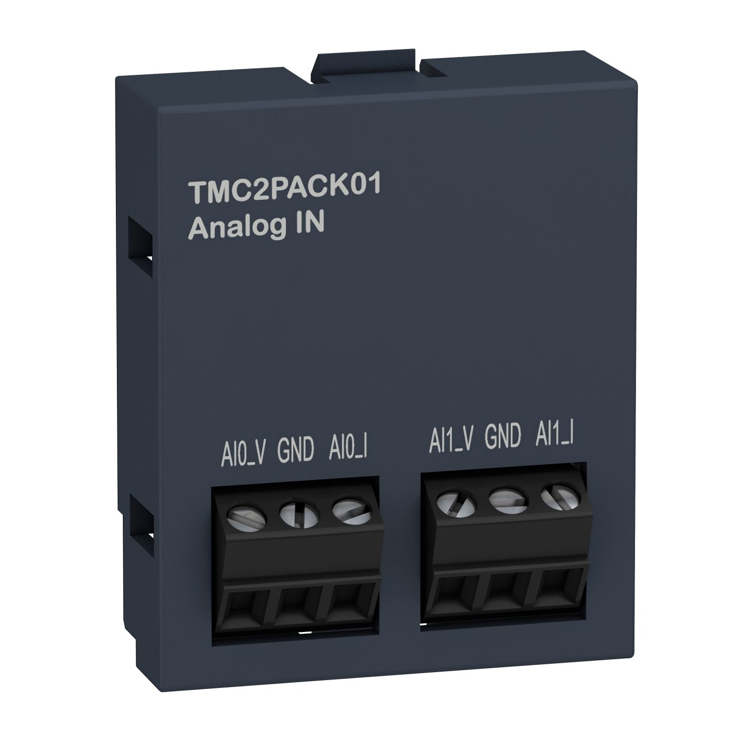 Picture of Analogue input cartridge, Modicon M221, packaging 2 analog inputs, I/O extension