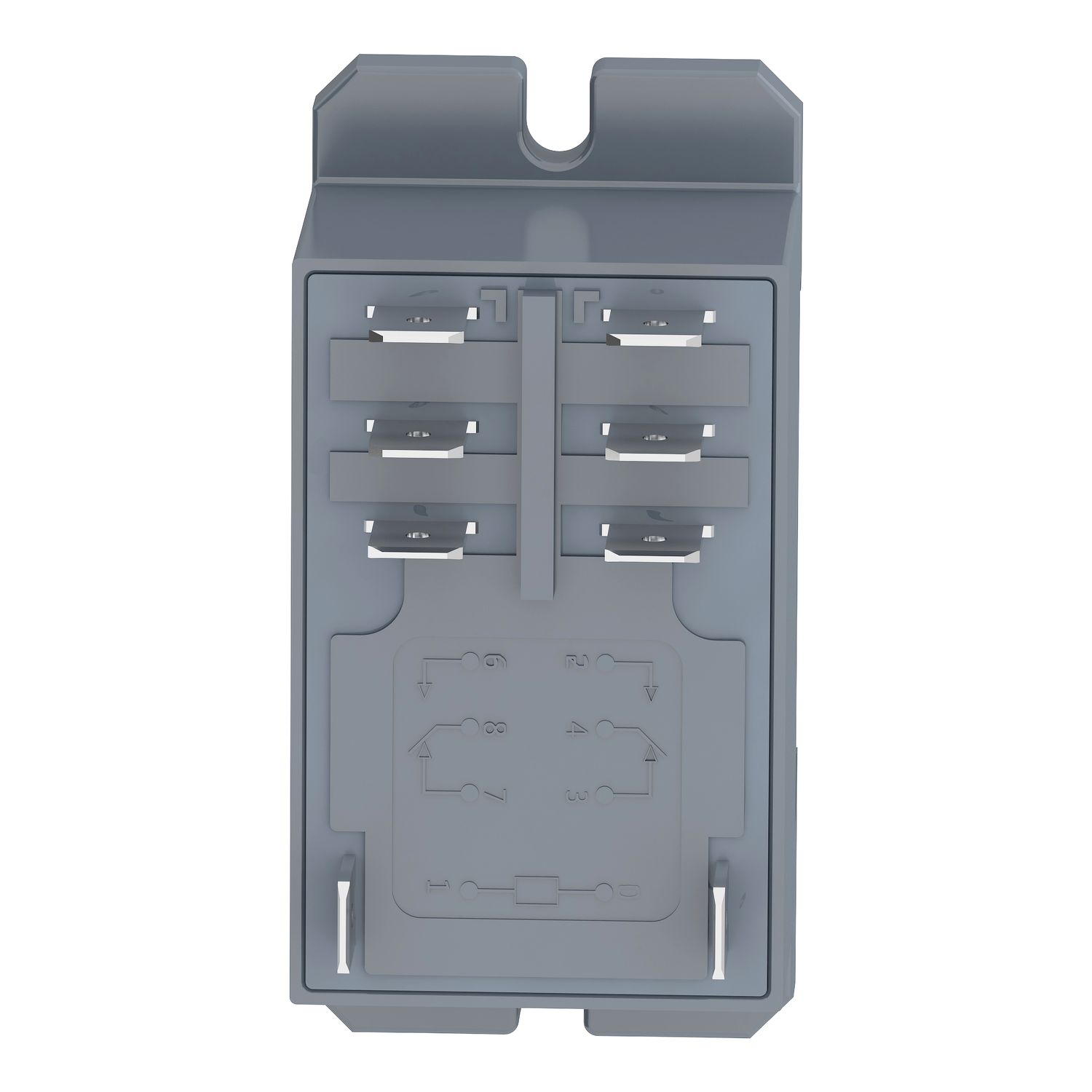 Picture of power relay, Harmony electromechanical relays, DIN rail or panel mount relay, 30A, 2CO, 120V AC