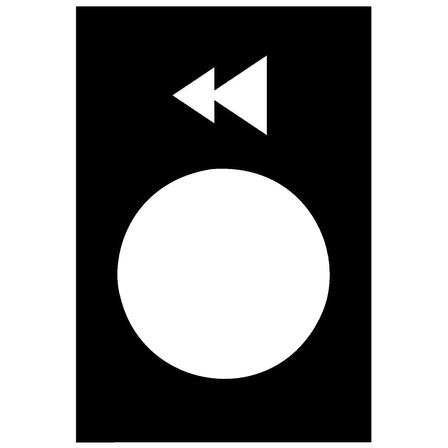 Picture of Marked legend, Harmony XAC, legend, 30x40mm, black, left or lower, slow fast