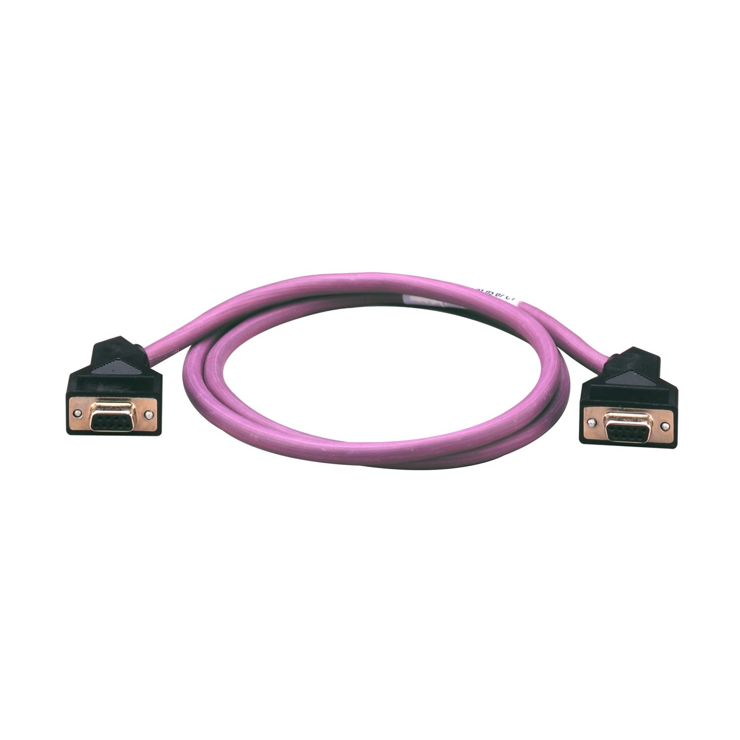 Picture of CANopen cordset - molded female SUB-D9 connectors - standard - IP20 - 0.3 m